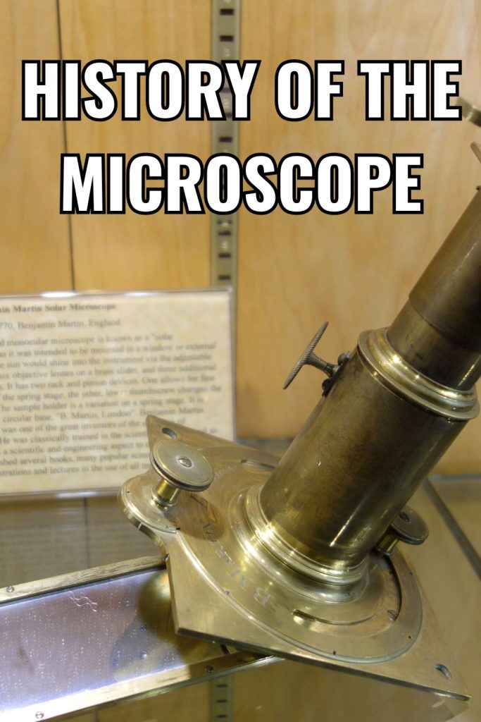 History of the Microscope.