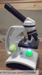 TK2 Microscope for kids in use